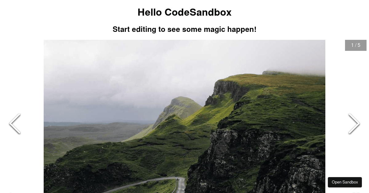 image-gallery - Codesandbox