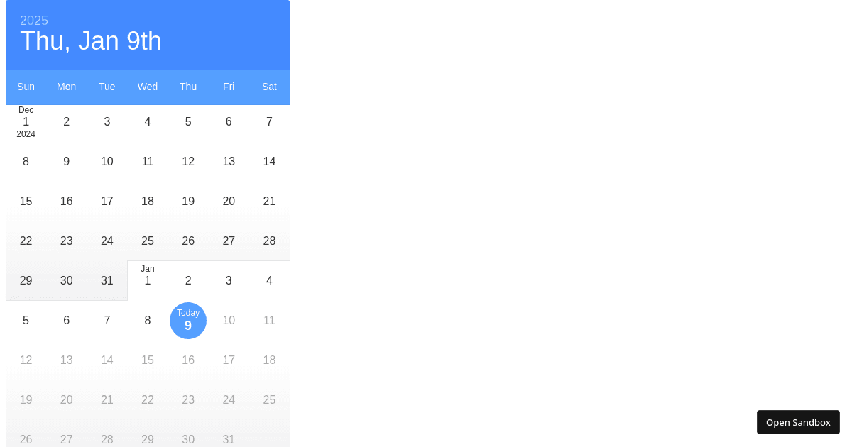 react-infinite-calendar (forked) - Codesandbox