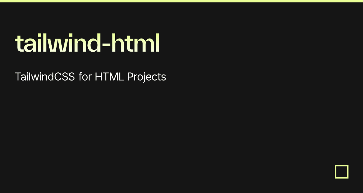 tailwind-html - Codesandbox