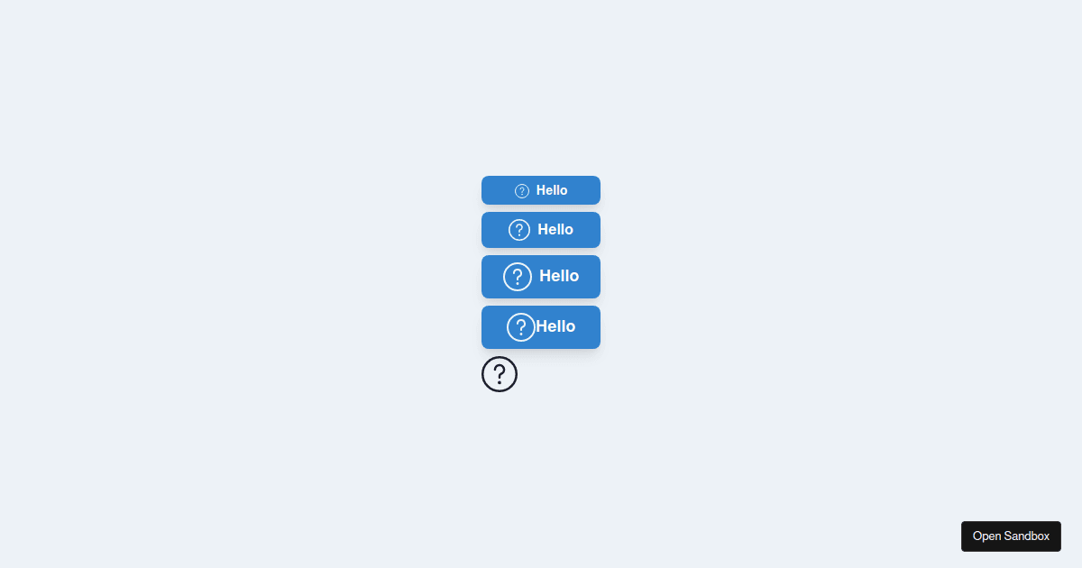 Chakra-ui: Context aware icons example (solution) - Codesandbox