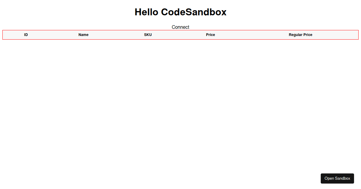 wctesting - Codesandbox