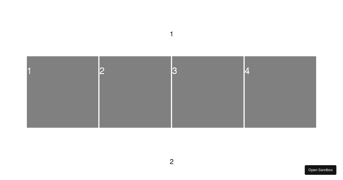 xscrollable React Codesandbox