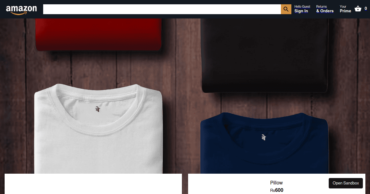 amazon-clone - Codesandbox