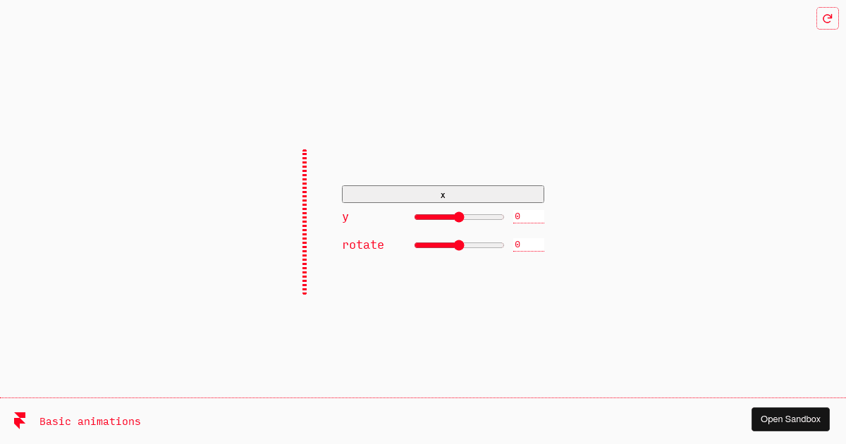 Framer Motion: Animate on state update (forked) - Codesandbox
