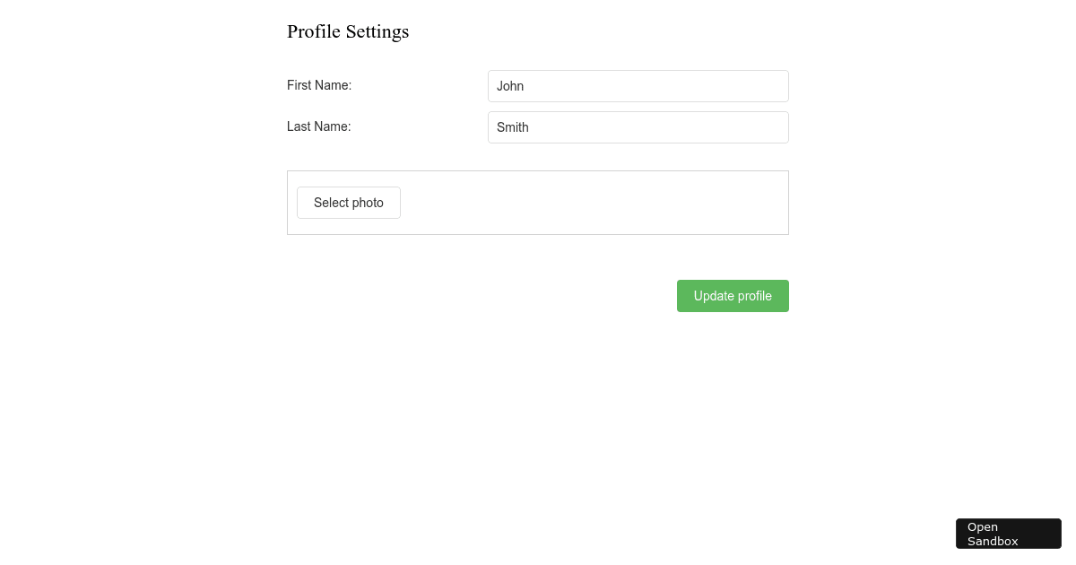 Form Upload - DevExtreme File Uploader - Codesandbox