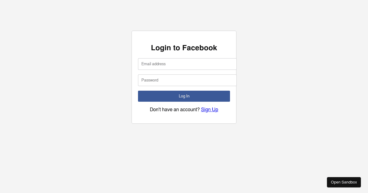 FB login