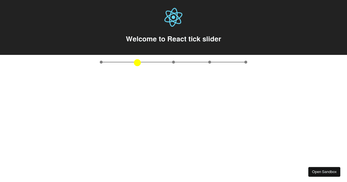reactticksliderexample Codesandbox