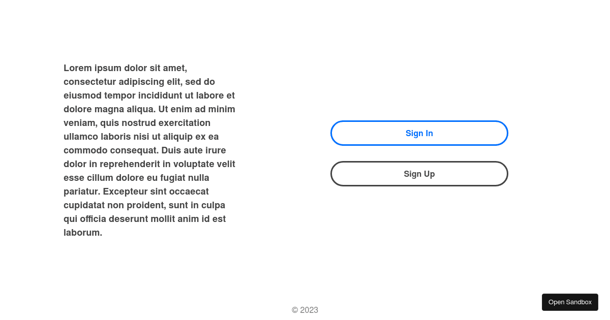 generic - Codesandbox