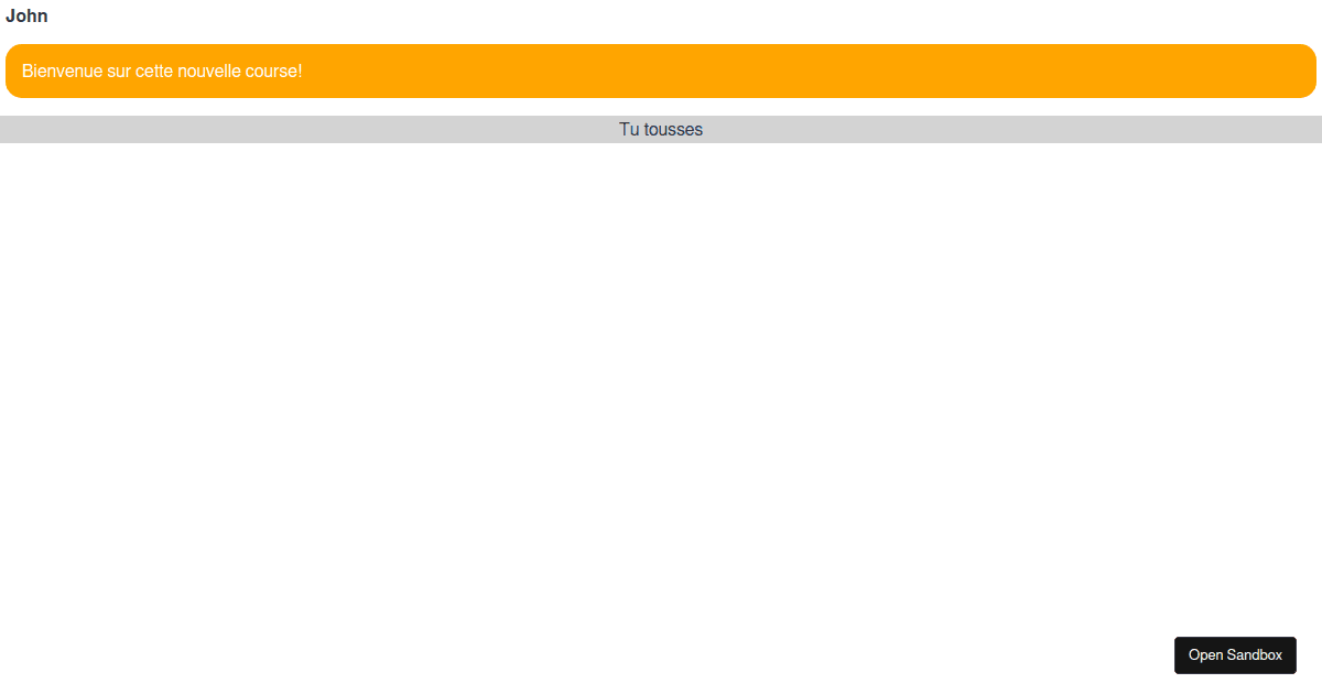 Blaze Chat Components - Codesandbox