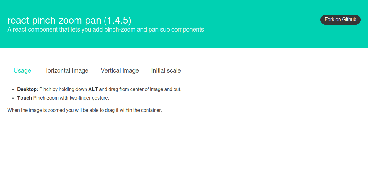 react-pinch-zoom-pan - Codesandbox