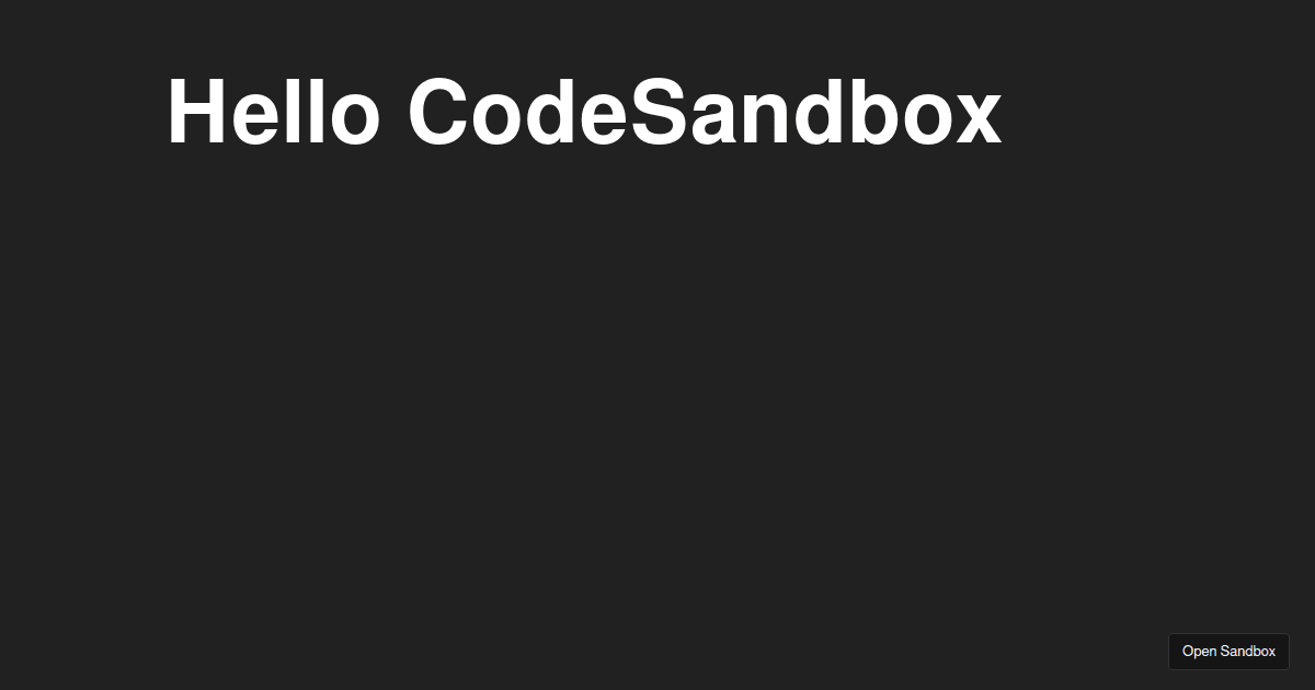 Intersection Observer Example - Codesandbox