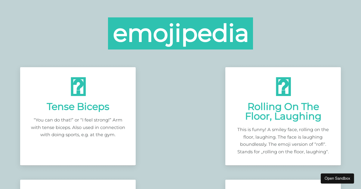 mapping-components-practice - Codesandbox