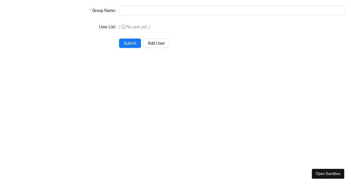 Control between forms - ant-design-vue@4.0.6 - Codesandbox
