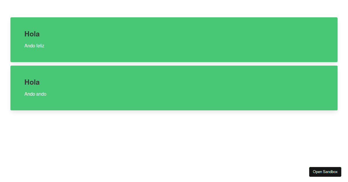 Component - Codesandbox