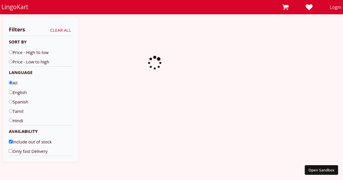 ecommerce-app - Codesandbox