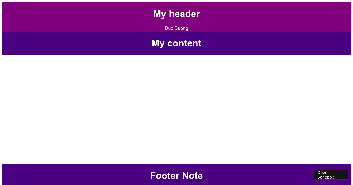 components - Codesandbox