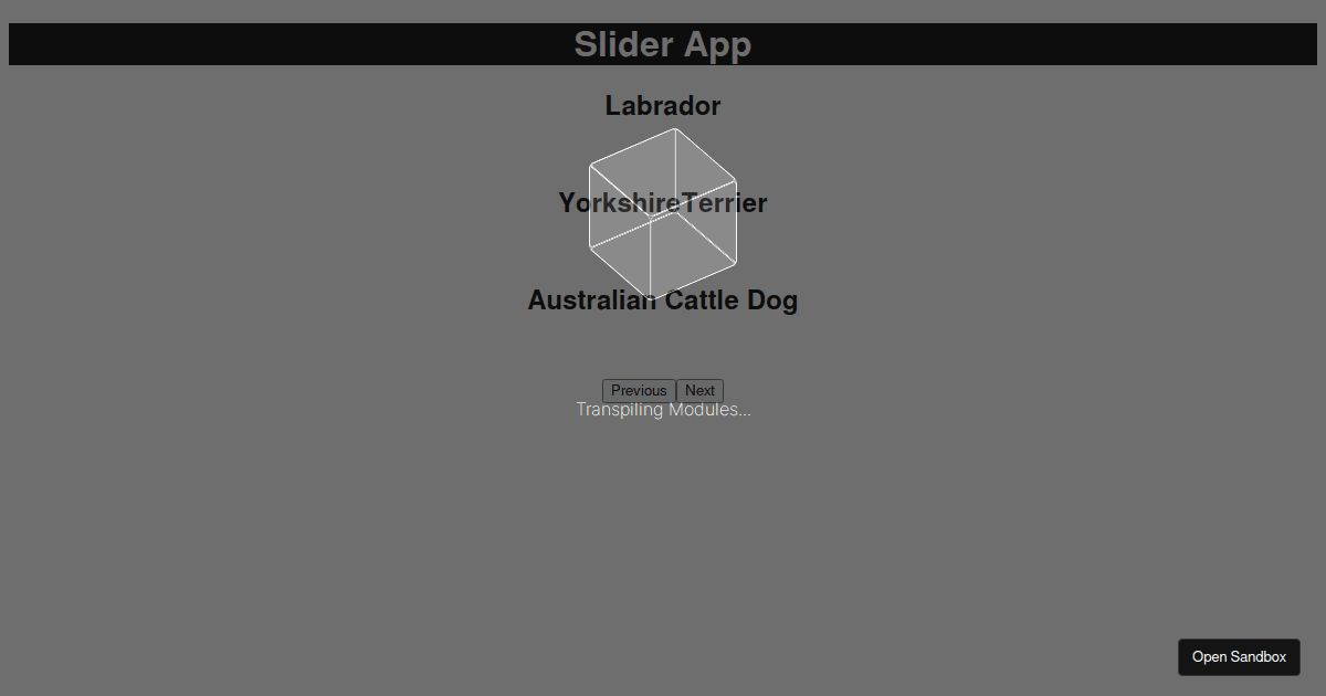 dog-slider - Codesandbox