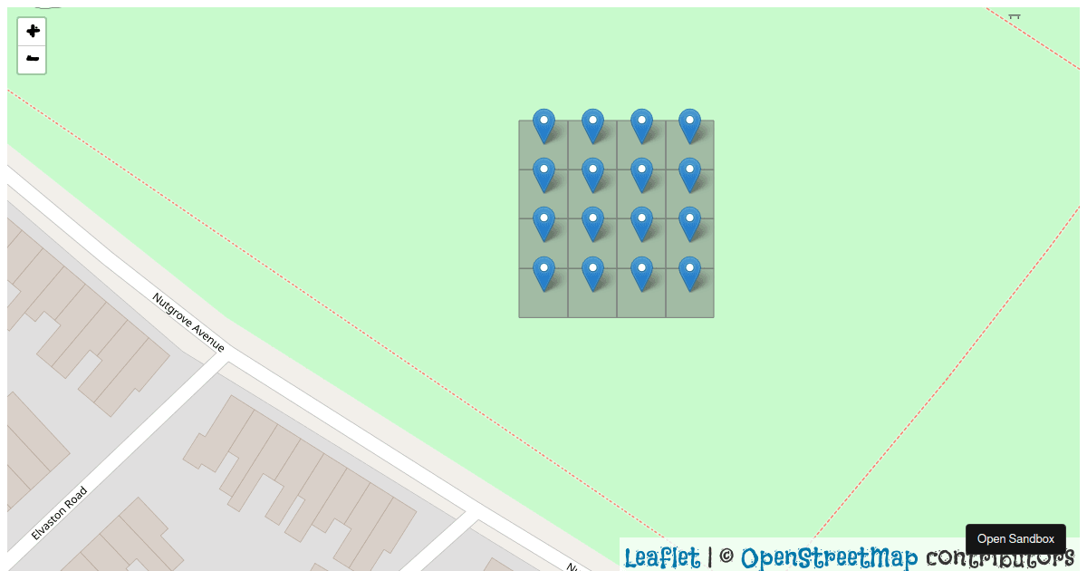 react-leaflet-grid-with-markers-codesandbox