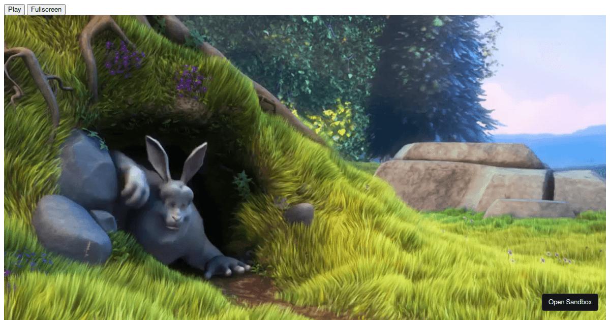 Fullscreen on orientation-change test - Codesandbox