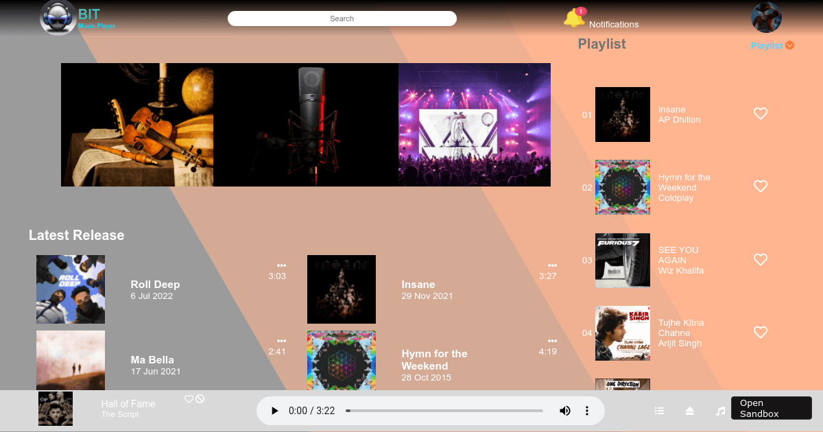music-player-1 - Codesandbox