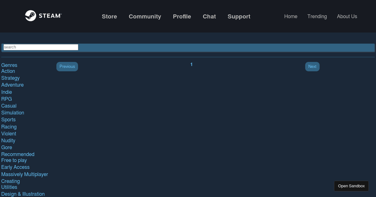 Steam - final (forked) - Codesandbox