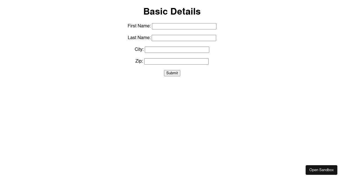 React Functional Component (forked) - Codesandbox