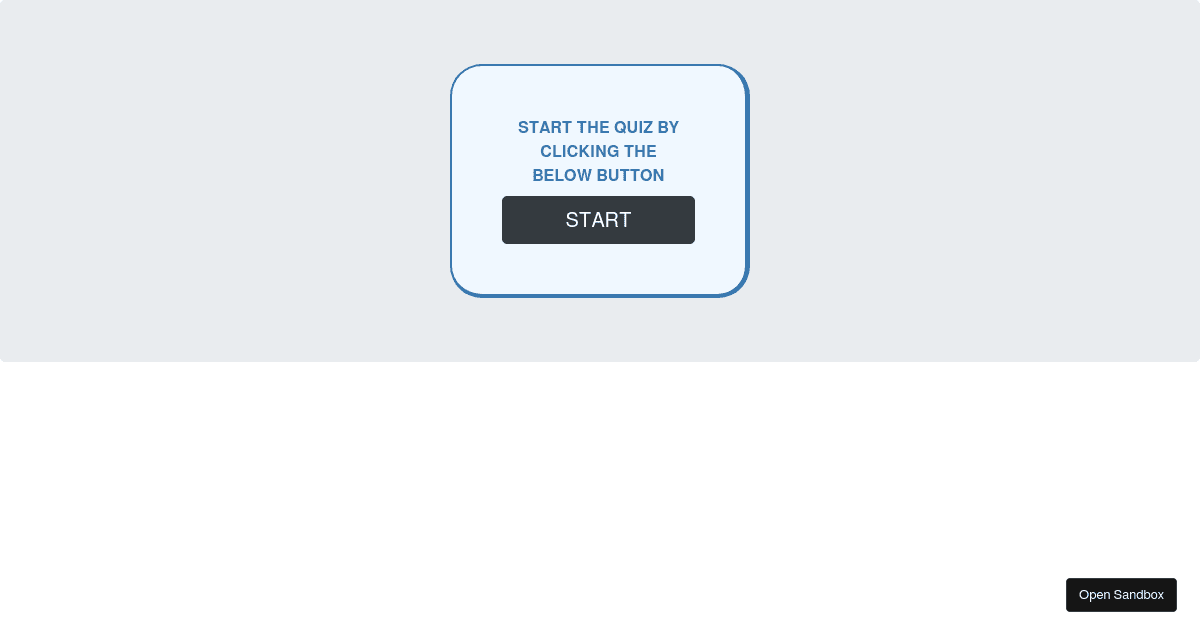 react - Codesandbox