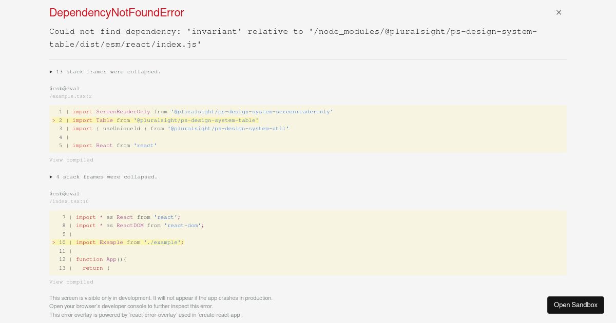 codesandboxer-example - Codesandbox