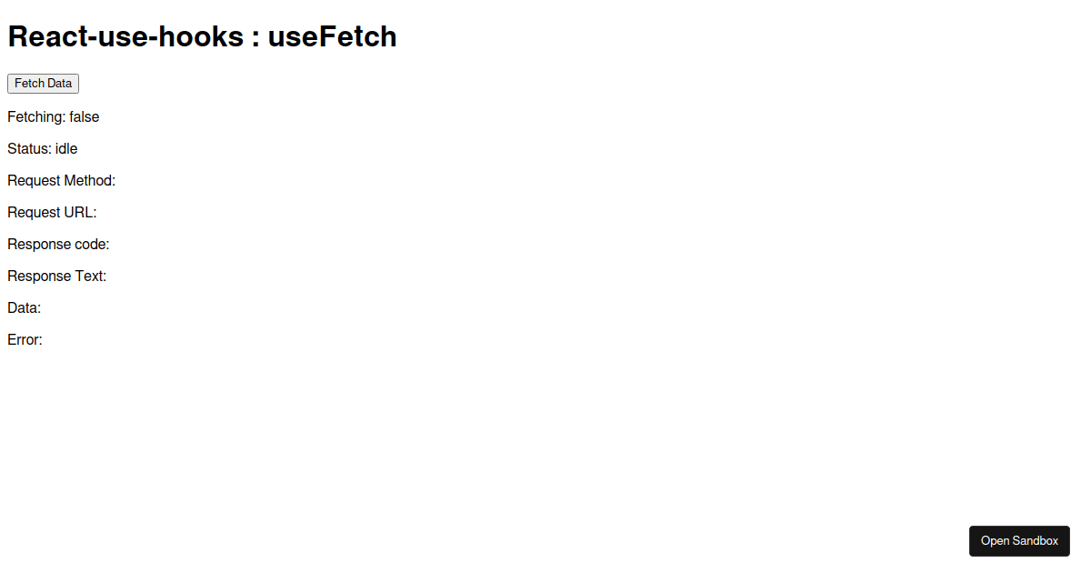 react-use-fetch-demo - Codesandbox