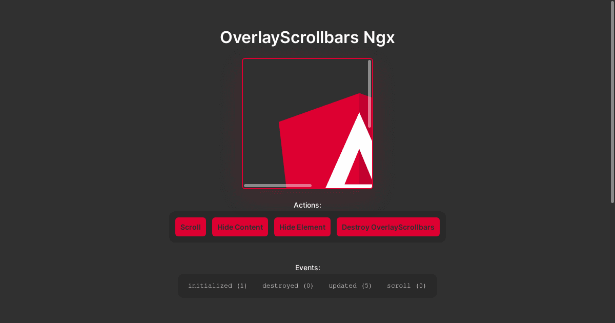 overlayscrollbars-ngx example - Codesandbox