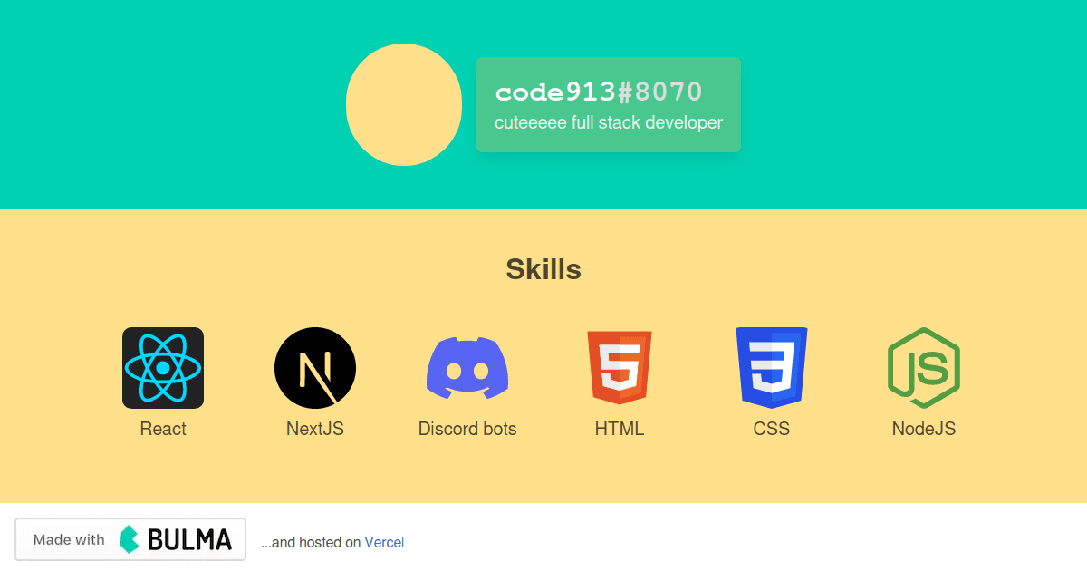 Portfolio - Codesandbox