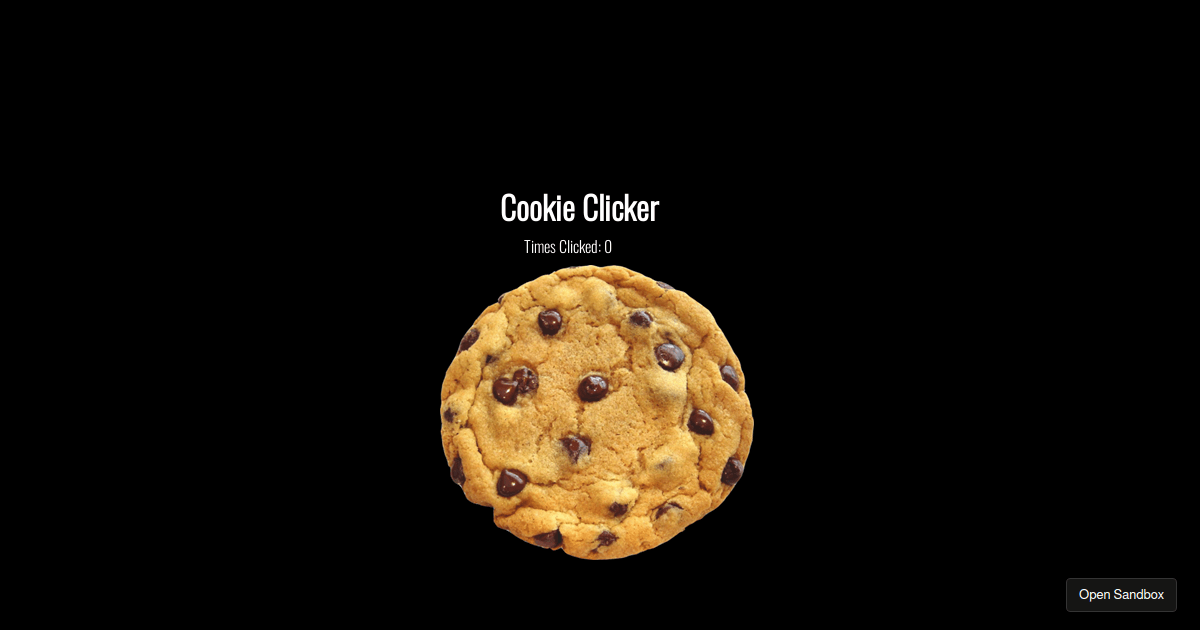 Cookie Clicker - Codesandbox