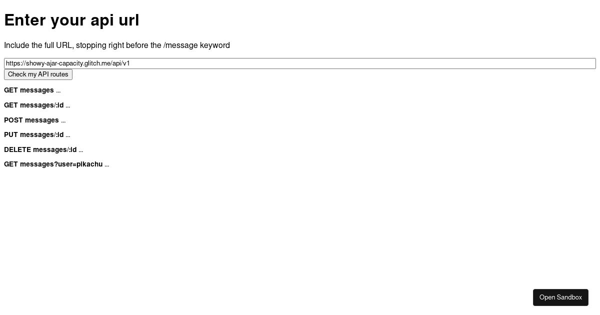 LAB4 - API tester (forked) - Codesandbox