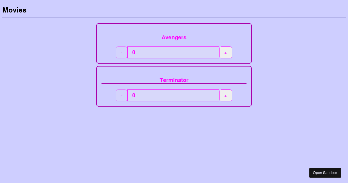 react - Codesandbox