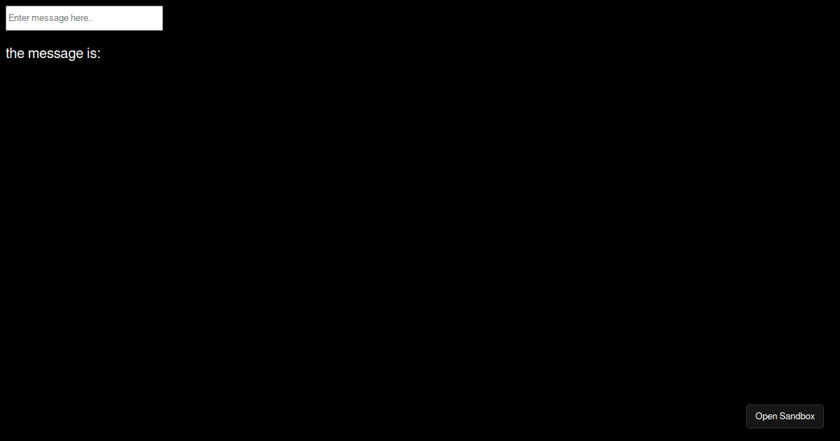 Inputs. It Code Controlled inputs - Codesandbox