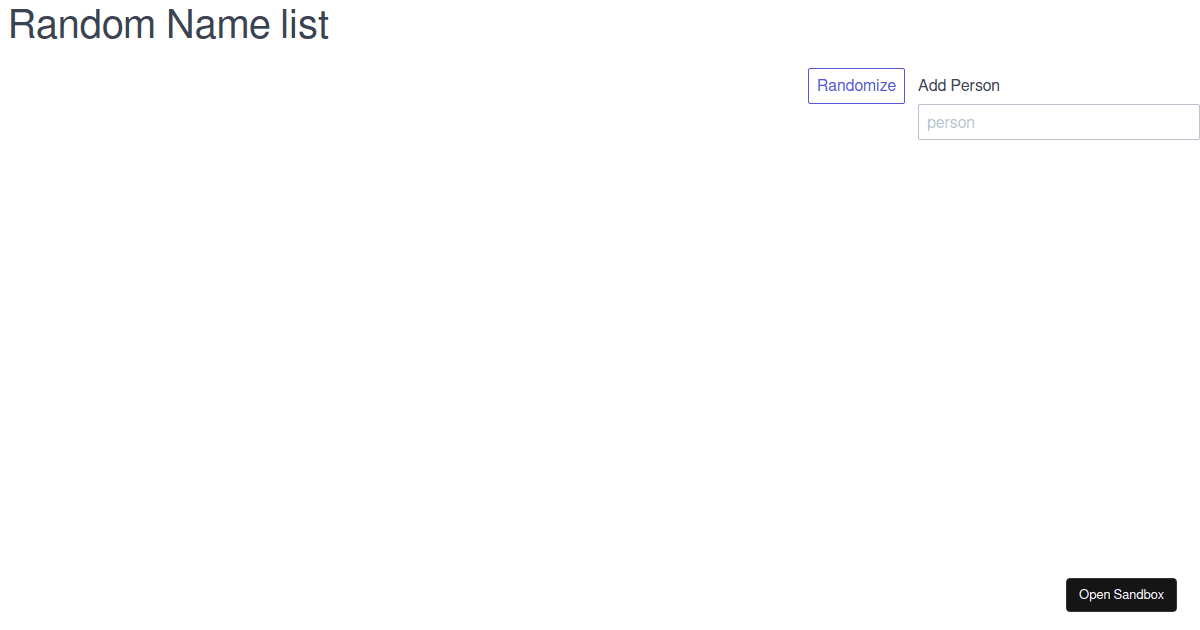random-name-list-codesandbox