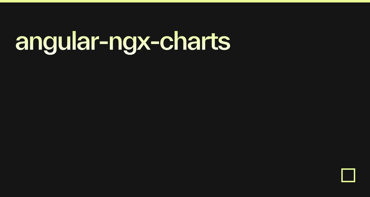 angular-ngx-charts - Codesandbox