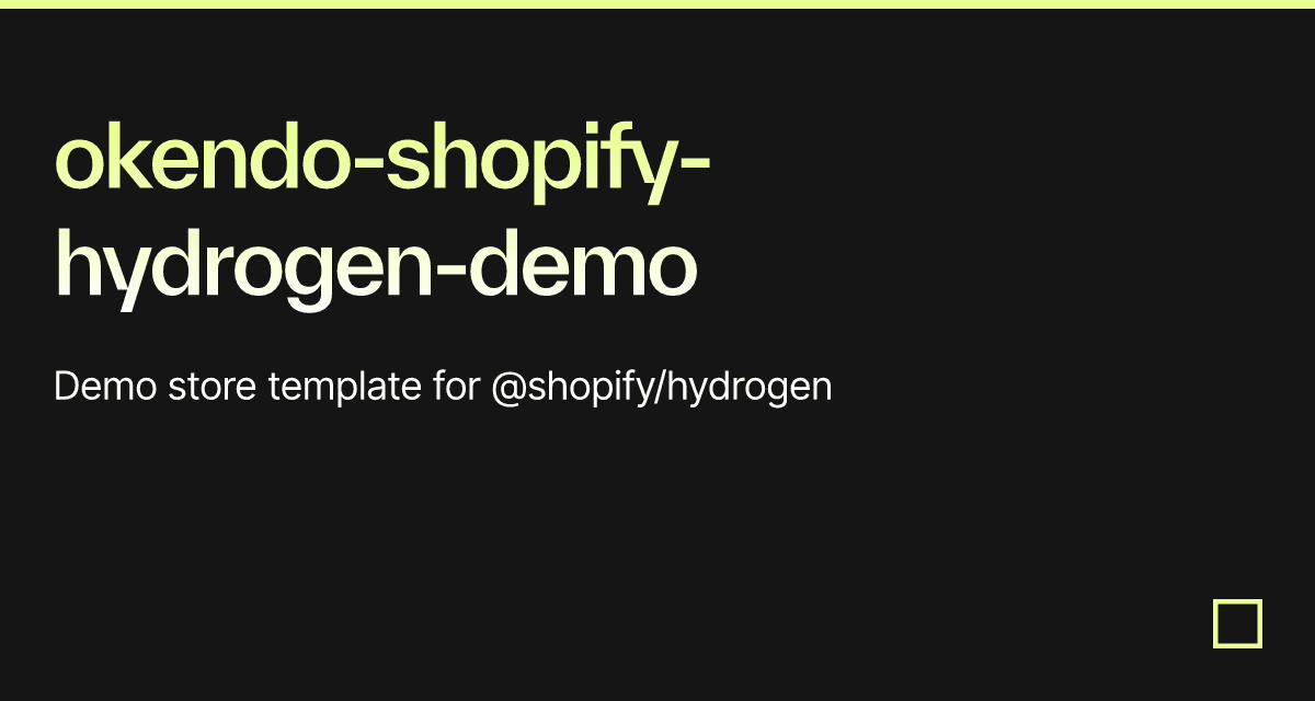 okendo-shopify-hydrogen-demo - Codesandbox