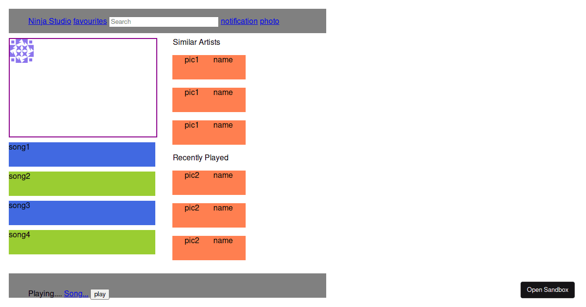 music-player-1 (forked) - Codesandbox