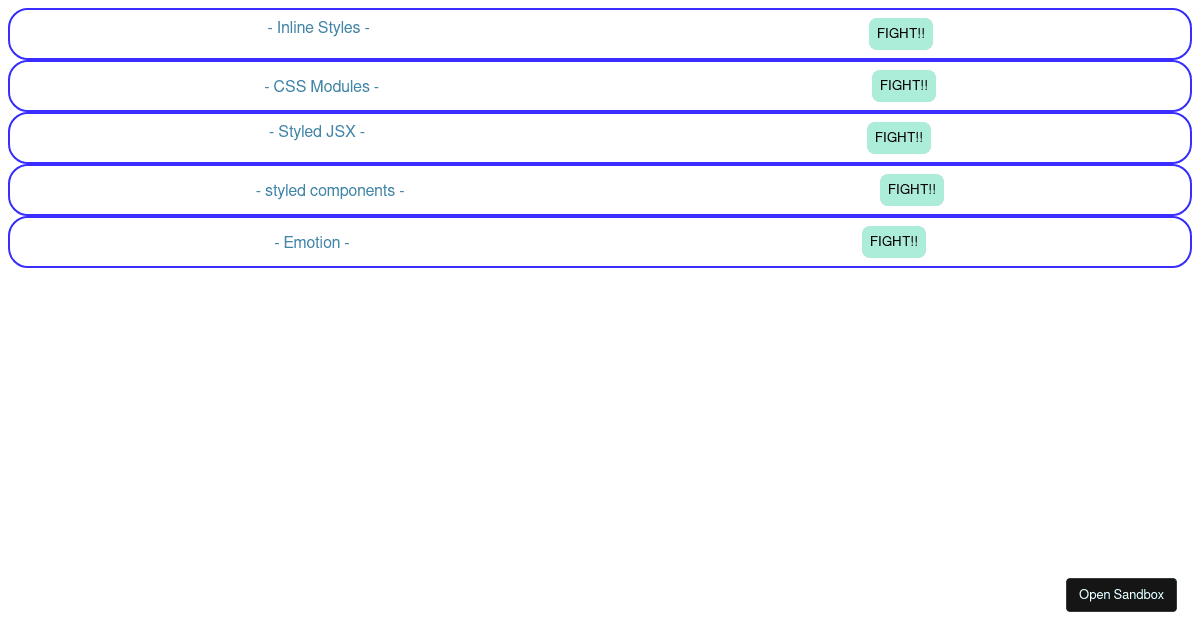 react - Codesandbox
