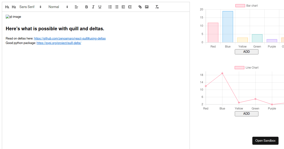 reportquill Codesandbox