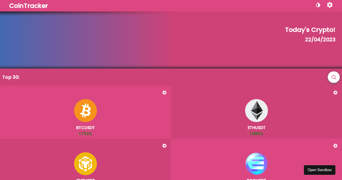 crypto-exchange - Codesandbox