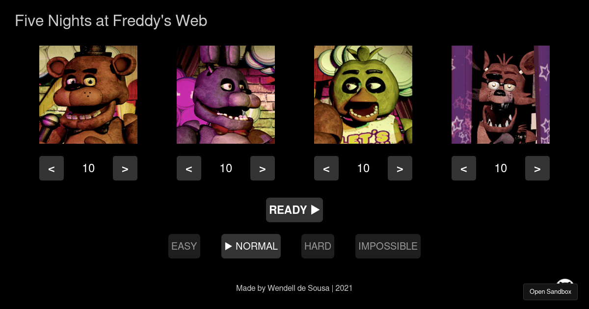 GitHub - wellsousaaa/Five-Nights-at-Freddys-Web: Five Nights at Freddy's -  Web