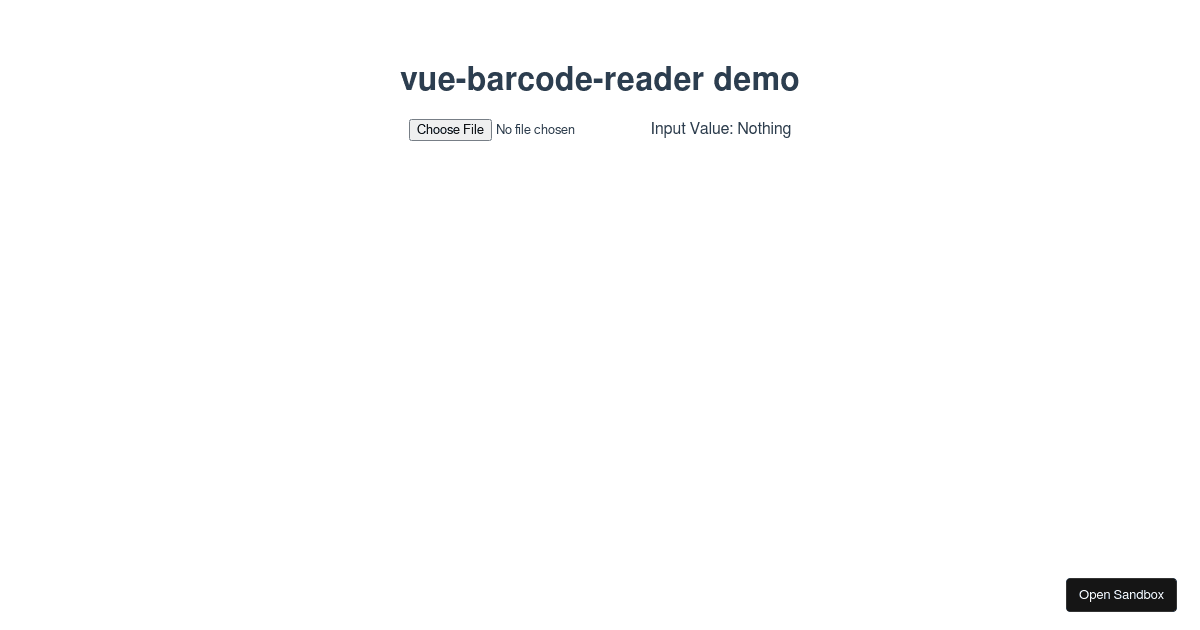 vuebarcodereader demo (forked) Codesandbox