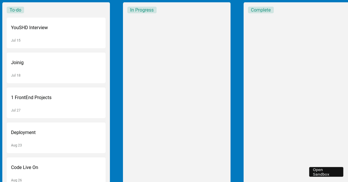 todoapp - Codesandbox