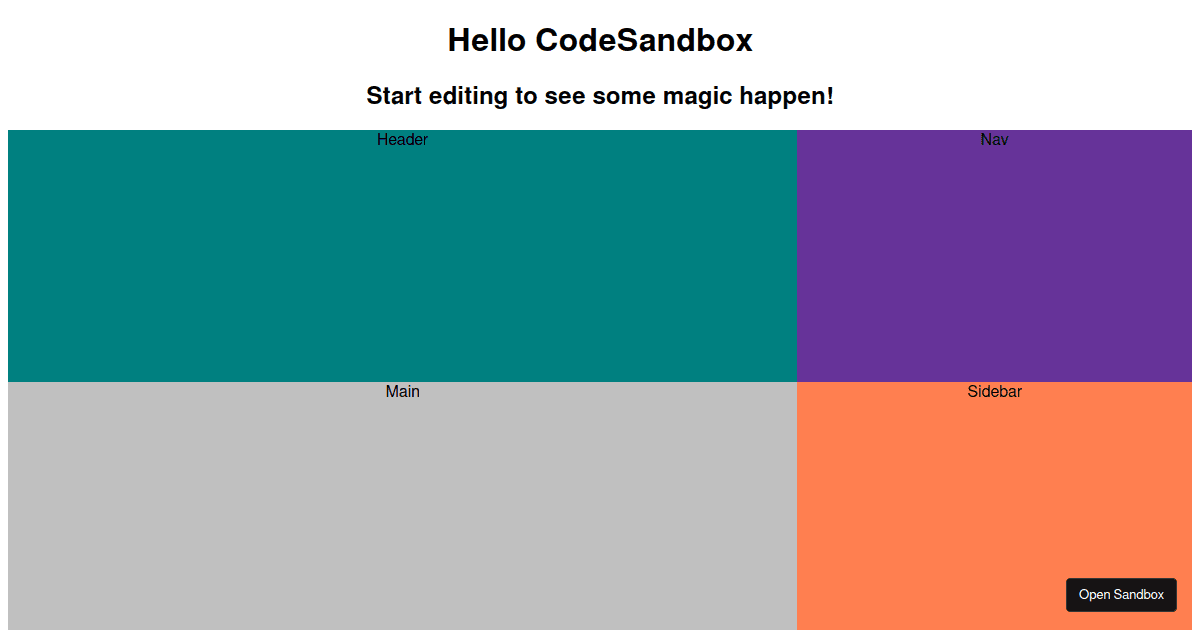 Griddy query - Codesandbox