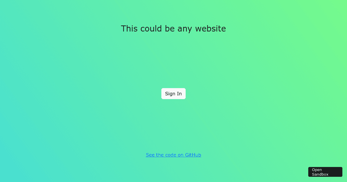 passwordlessiddemo Codesandbox
