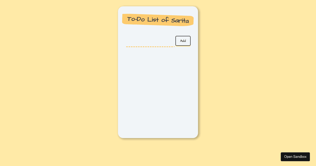 managing-a-component-tree - Codesandbox