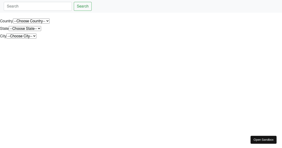 react - Codesandbox