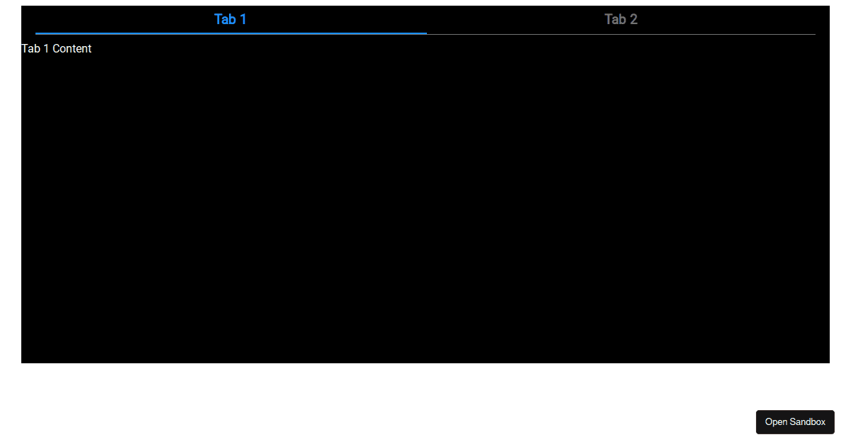 Swipeable Tabs Customisation (forked) - Codesandbox